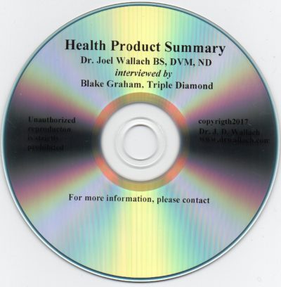 CD - Health Product Summary - by Dr Joel Wallach